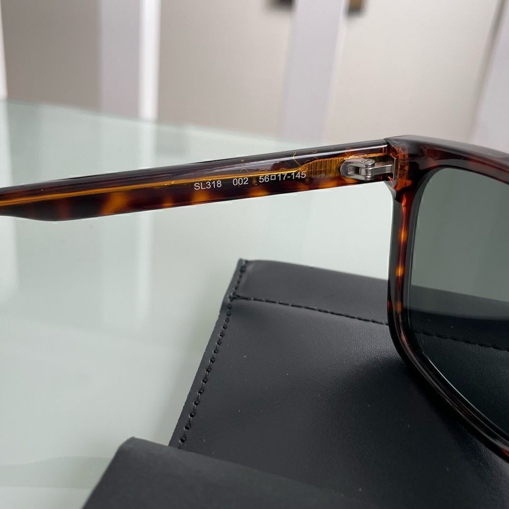 NWT Yves Saint Laurent Tortoise Unisex Sunglasses - Picture 6 of 10